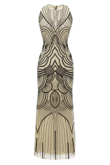 Black Ivory 1920s Forma Party Dress